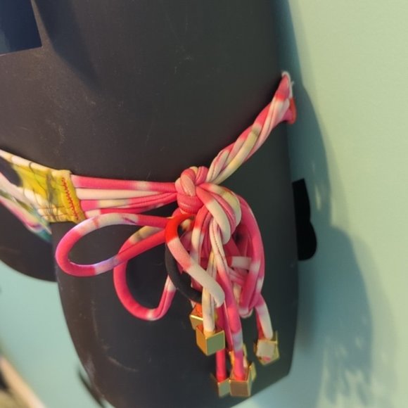 Cia Maritima String Bikini Tanga Watercolor Small Large New - Picture 4 of 8